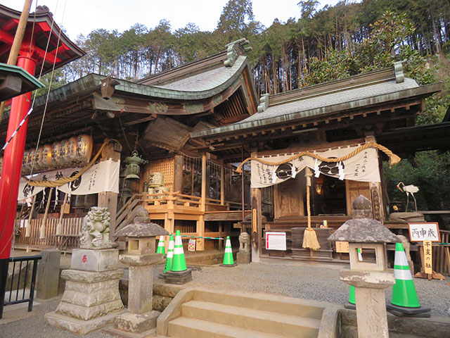 太平山神社 社殿の修復